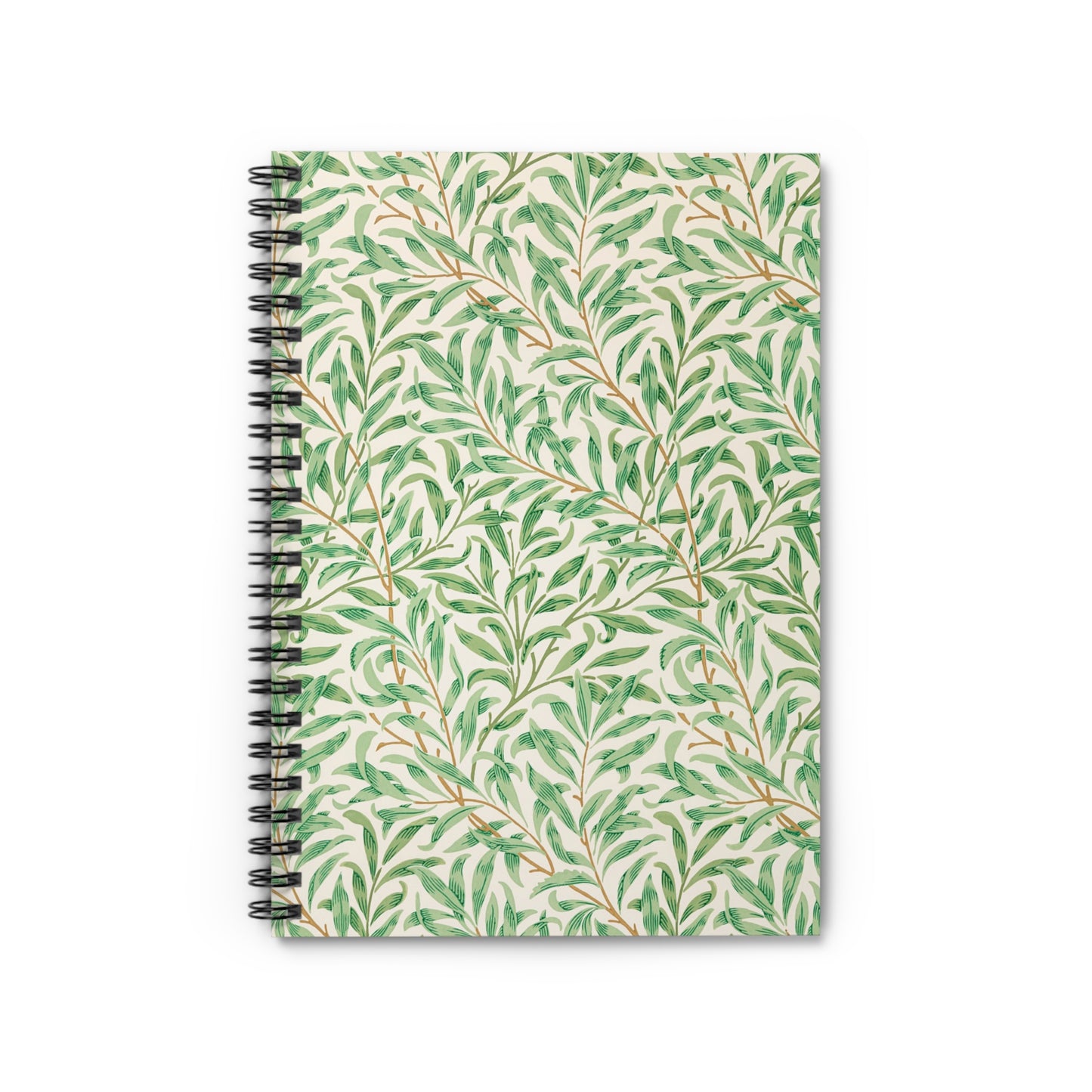 Willow Bough by William Morris - Spiral Notebook