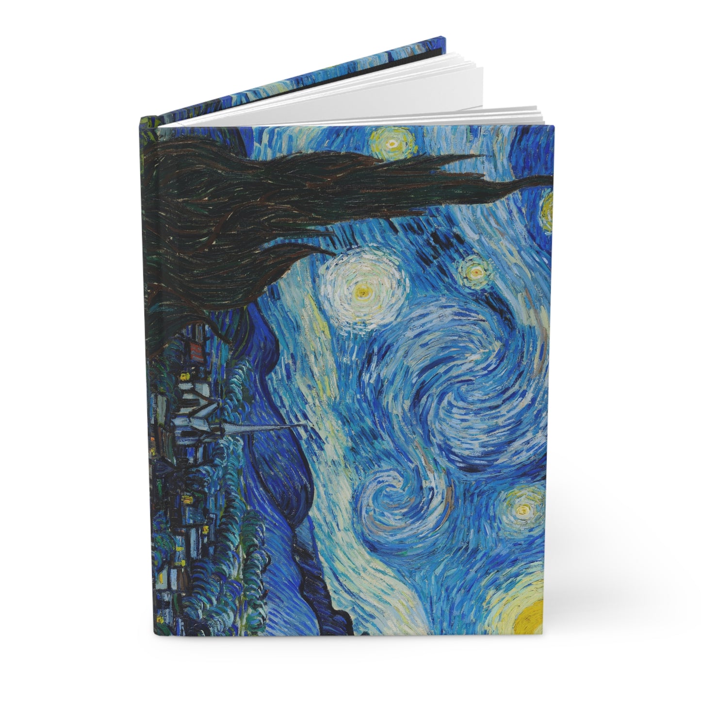 Starry Night by Vincent van Gogh - Hardcover Journal