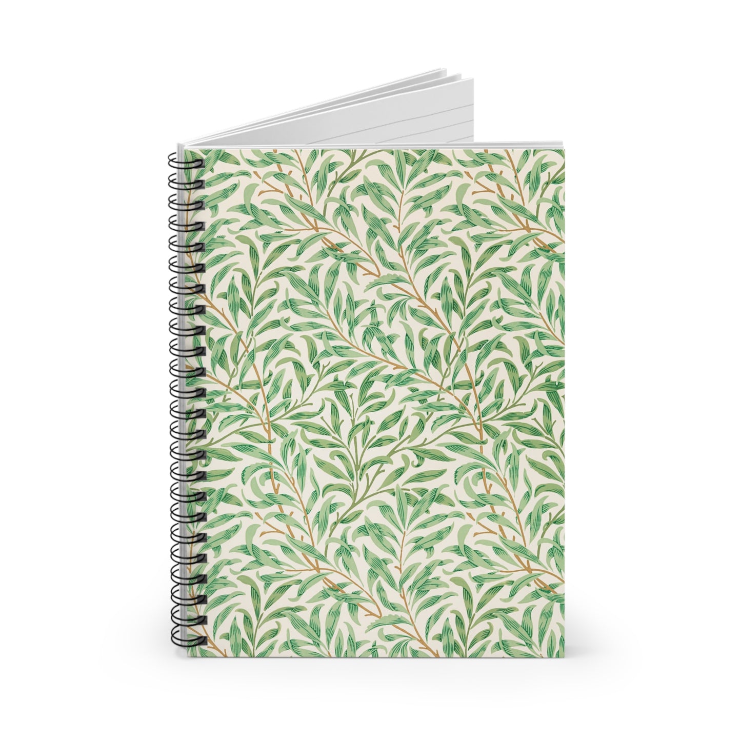 Willow Bough by William Morris - Spiral Notebook