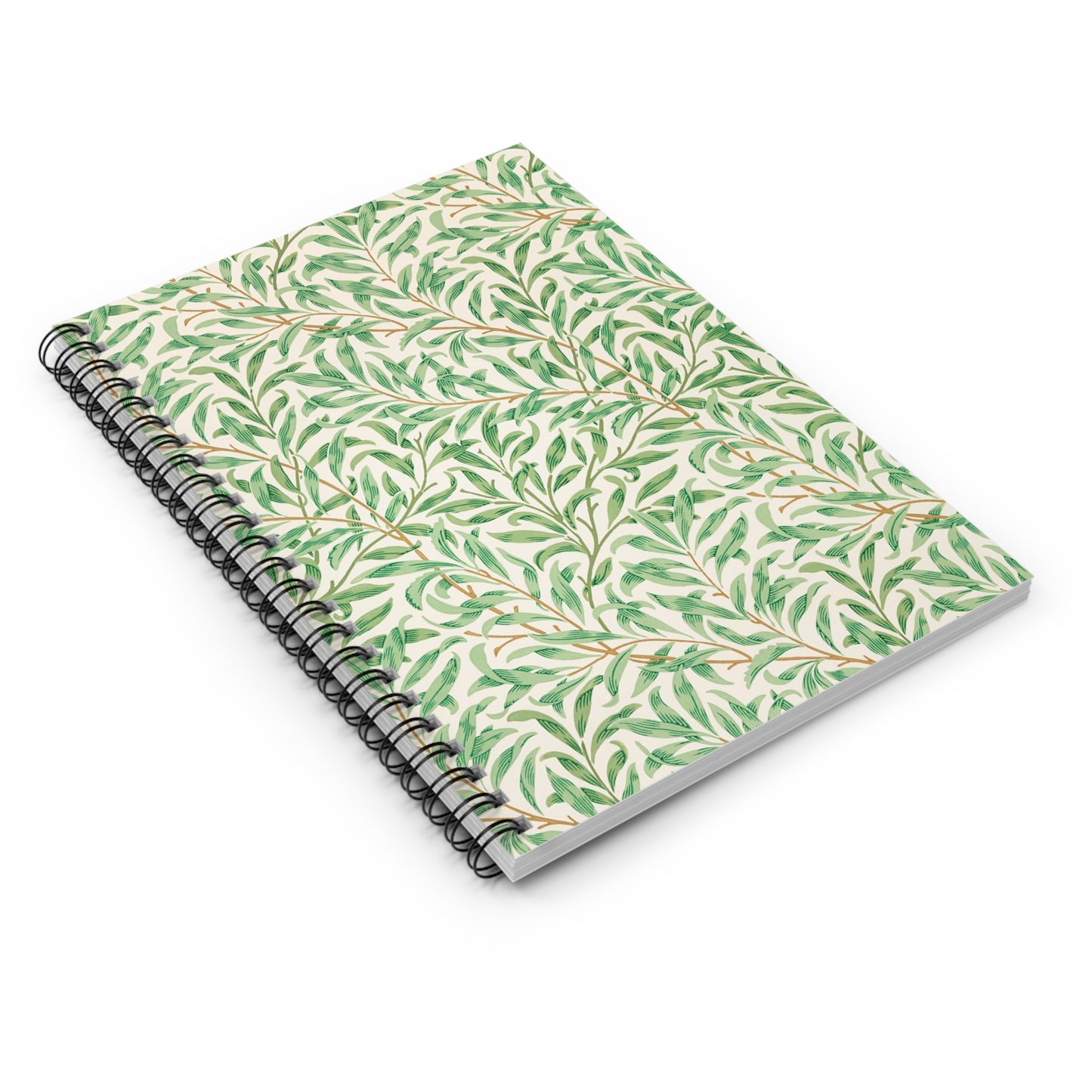 Willow Bough by William Morris - Spiral Notebook