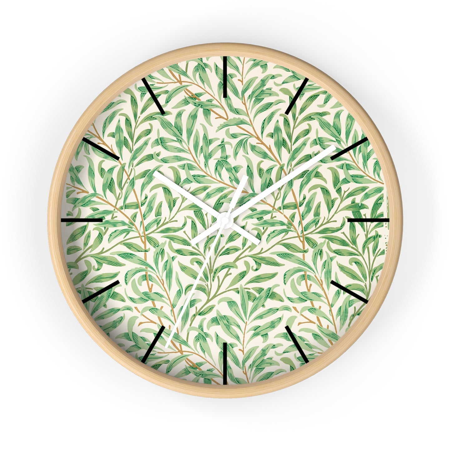 Willow Bough by William Morris - Wall Clock